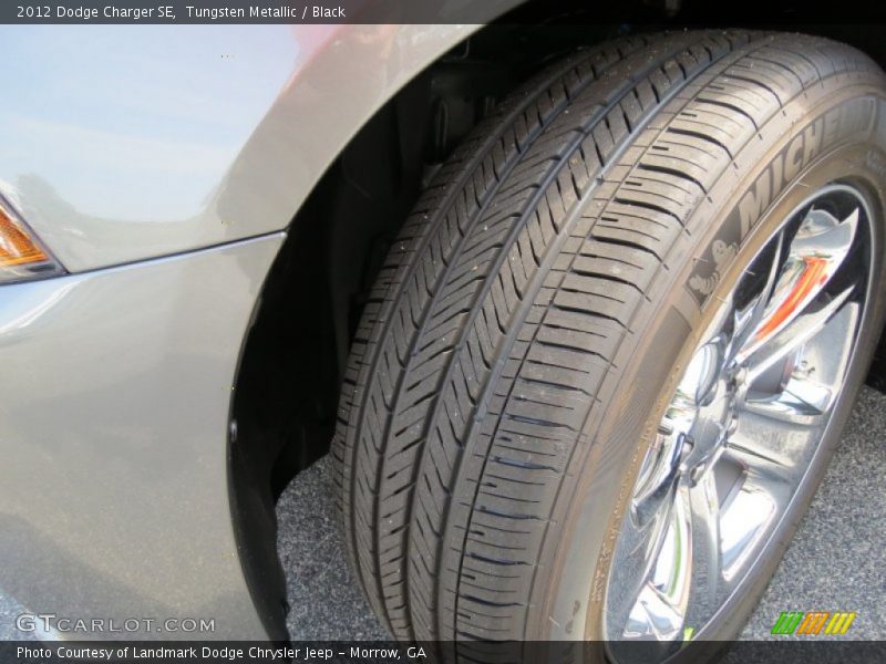 Tungsten Metallic / Black 2012 Dodge Charger SE