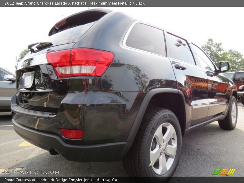 Maximum Steel Metallic / Black 2012 Jeep Grand Cherokee Laredo X Package