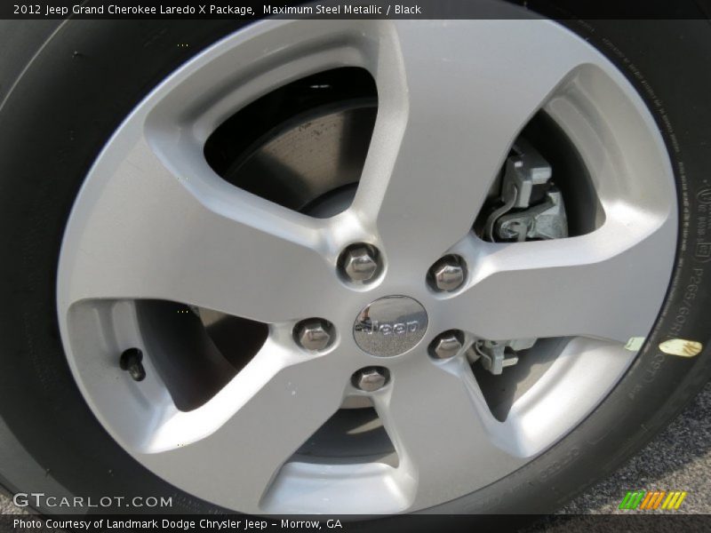 Maximum Steel Metallic / Black 2012 Jeep Grand Cherokee Laredo X Package