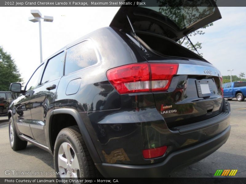 Maximum Steel Metallic / Black 2012 Jeep Grand Cherokee Laredo X Package