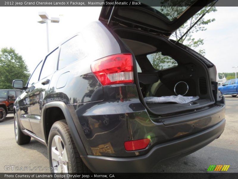 Maximum Steel Metallic / Black 2012 Jeep Grand Cherokee Laredo X Package