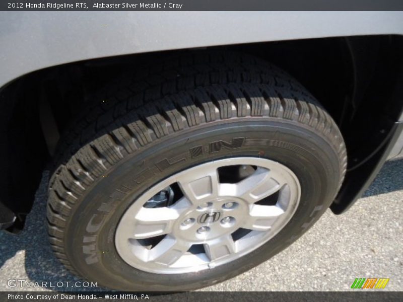 Alabaster Silver Metallic / Gray 2012 Honda Ridgeline RTS