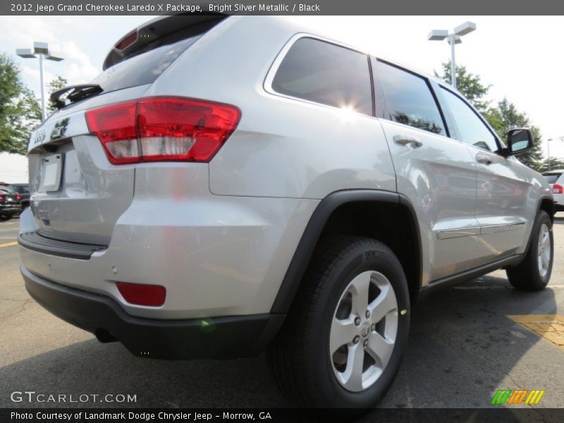Bright Silver Metallic / Black 2012 Jeep Grand Cherokee Laredo X Package