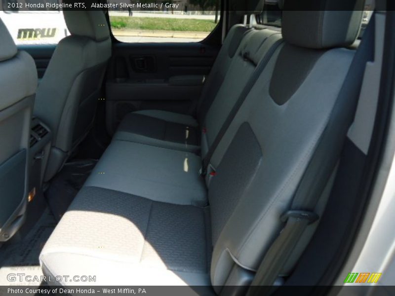 Alabaster Silver Metallic / Gray 2012 Honda Ridgeline RTS