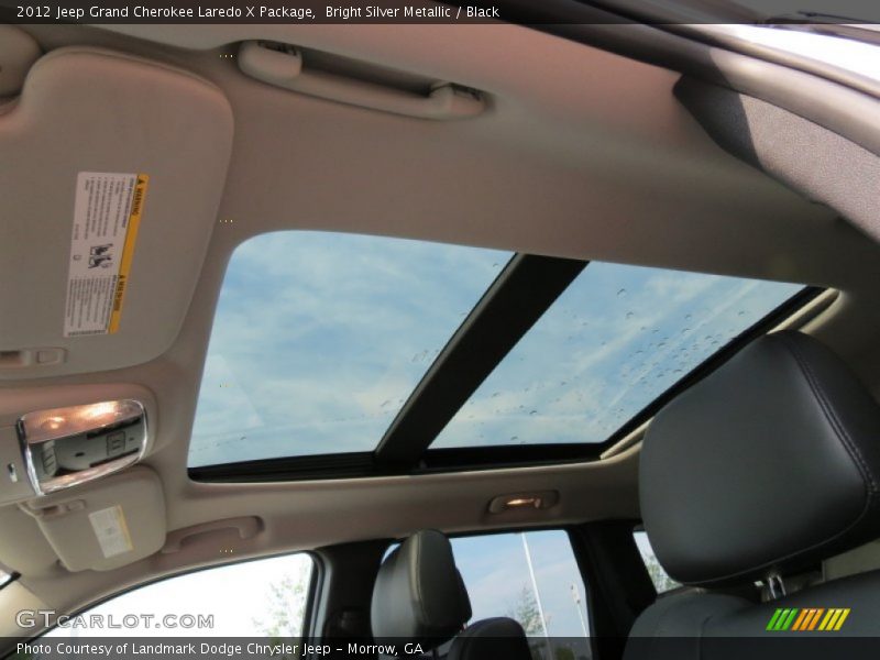 Bright Silver Metallic / Black 2012 Jeep Grand Cherokee Laredo X Package