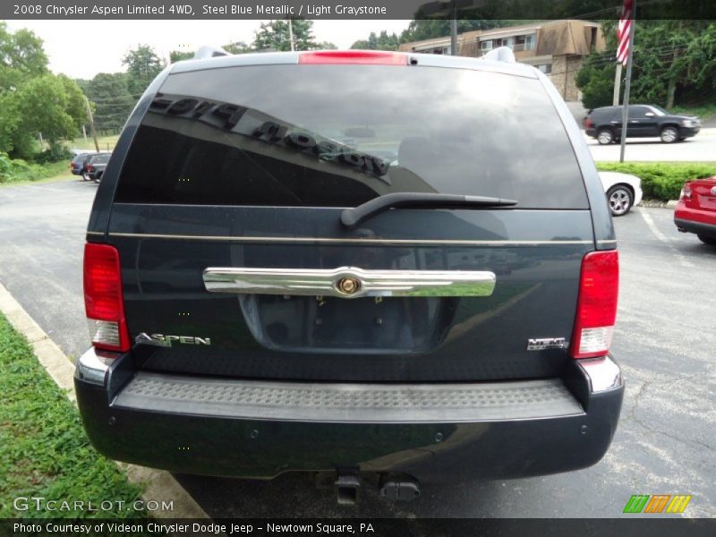Steel Blue Metallic / Light Graystone 2008 Chrysler Aspen Limited 4WD