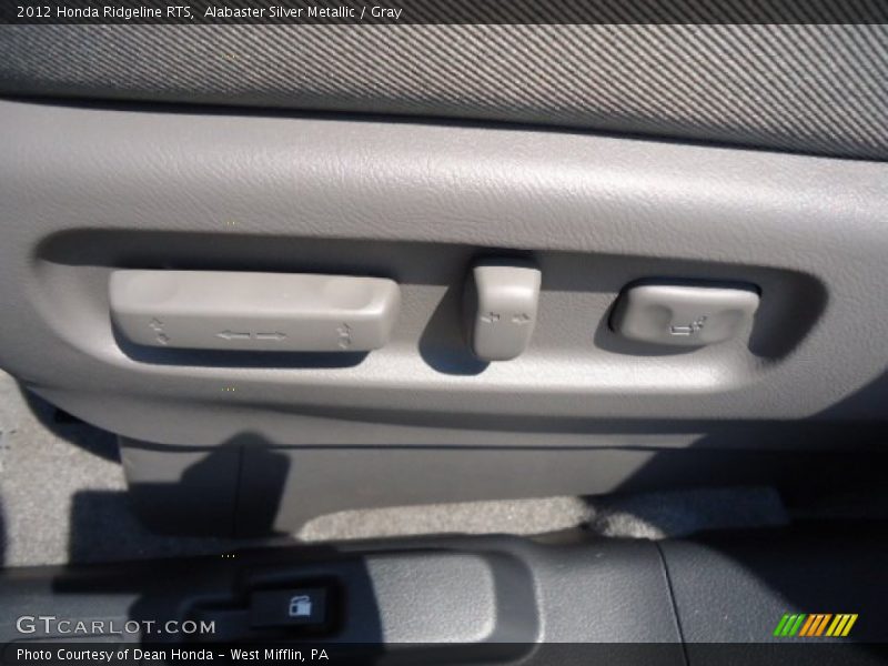 Alabaster Silver Metallic / Gray 2012 Honda Ridgeline RTS