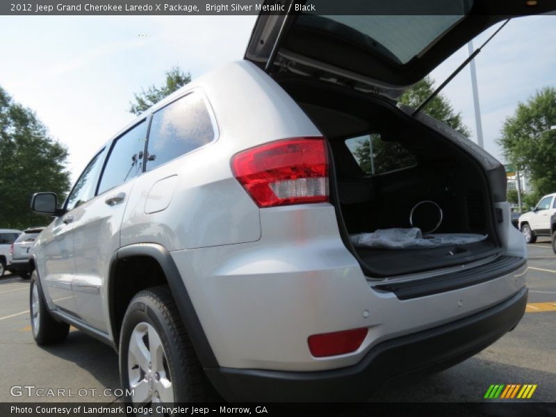 Bright Silver Metallic / Black 2012 Jeep Grand Cherokee Laredo X Package
