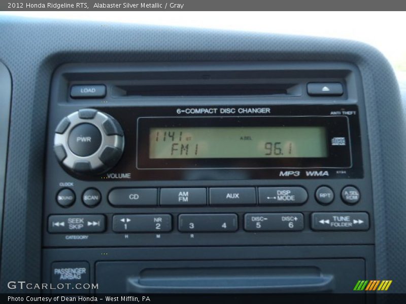 Audio System of 2012 Ridgeline RTS