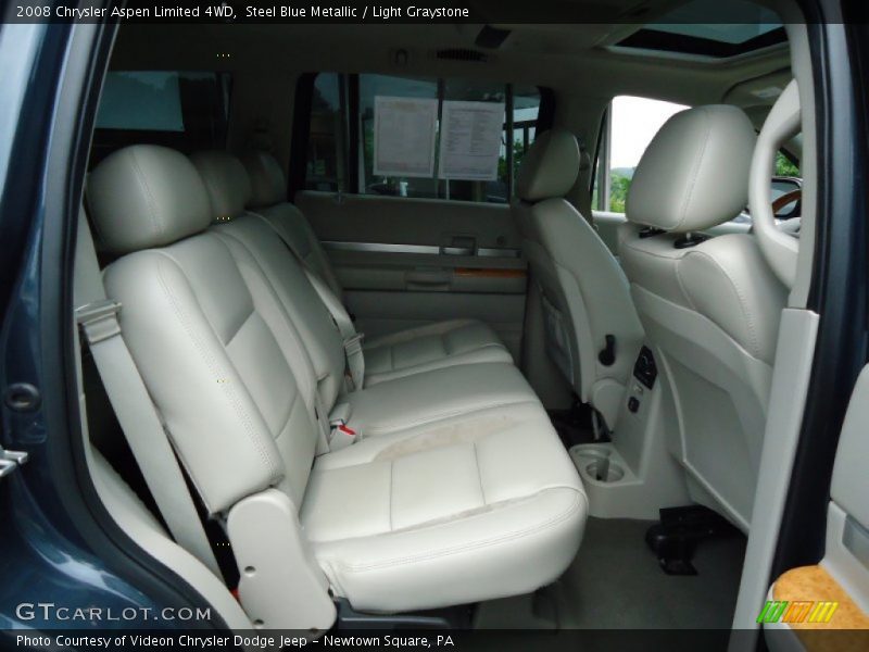 Steel Blue Metallic / Light Graystone 2008 Chrysler Aspen Limited 4WD