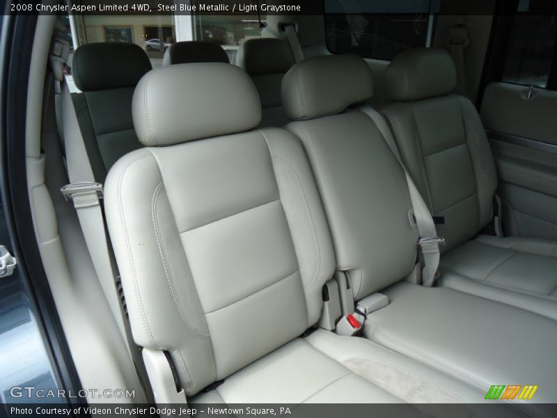 Steel Blue Metallic / Light Graystone 2008 Chrysler Aspen Limited 4WD