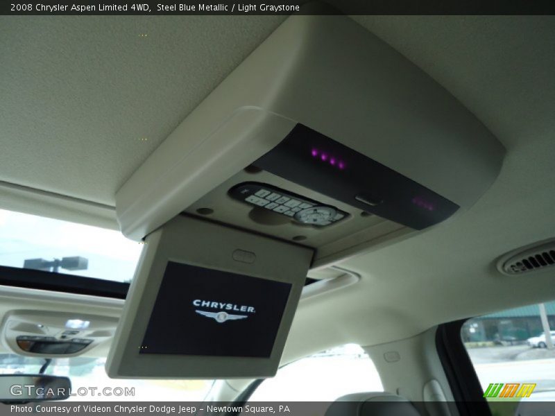 Steel Blue Metallic / Light Graystone 2008 Chrysler Aspen Limited 4WD