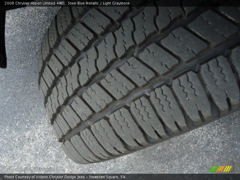 Steel Blue Metallic / Light Graystone 2008 Chrysler Aspen Limited 4WD