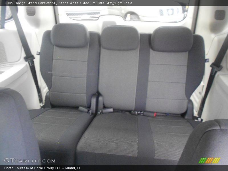Stone White / Medium Slate Gray/Light Shale 2009 Dodge Grand Caravan SE