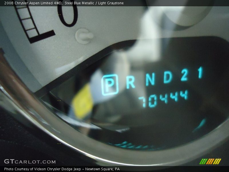 Steel Blue Metallic / Light Graystone 2008 Chrysler Aspen Limited 4WD