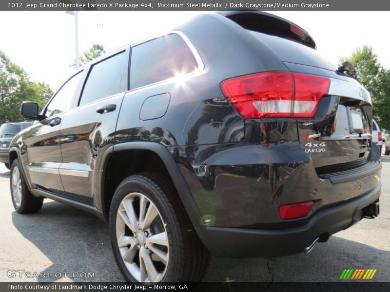 Maximum Steel Metallic / Dark Graystone/Medium Graystone 2012 Jeep Grand Cherokee Laredo X Package 4x4