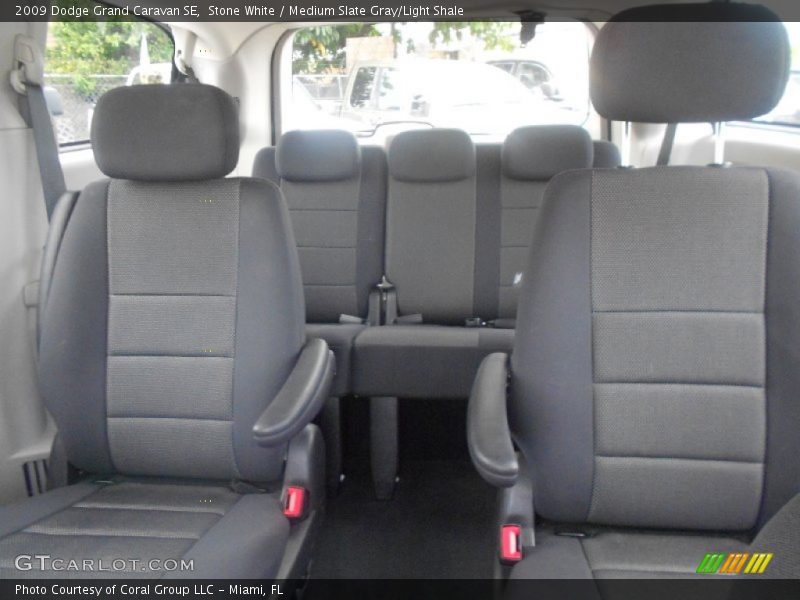 Stone White / Medium Slate Gray/Light Shale 2009 Dodge Grand Caravan SE