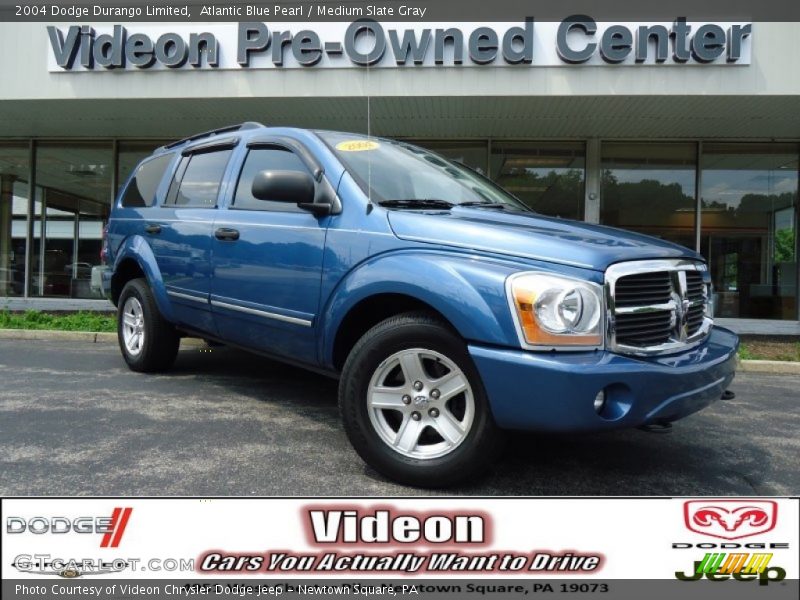 Atlantic Blue Pearl / Medium Slate Gray 2004 Dodge Durango Limited