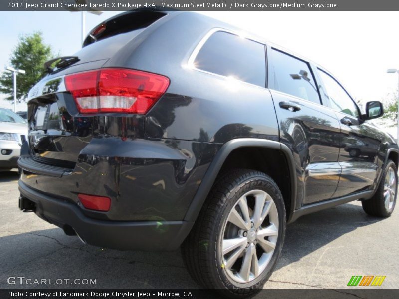 Maximum Steel Metallic / Dark Graystone/Medium Graystone 2012 Jeep Grand Cherokee Laredo X Package 4x4