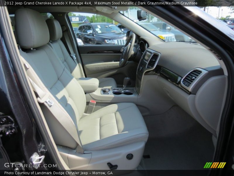 Maximum Steel Metallic / Dark Graystone/Medium Graystone 2012 Jeep Grand Cherokee Laredo X Package 4x4