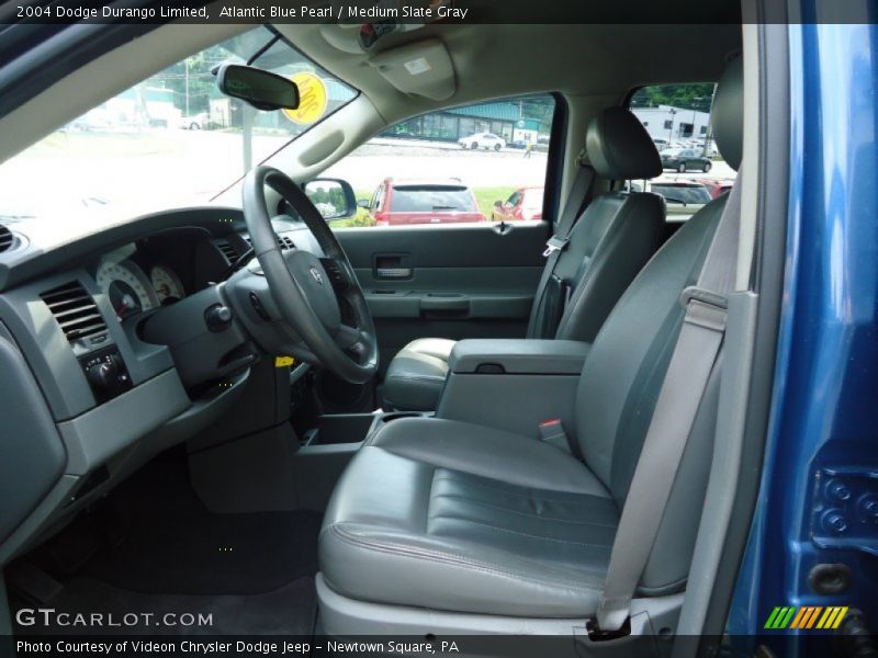 Atlantic Blue Pearl / Medium Slate Gray 2004 Dodge Durango Limited