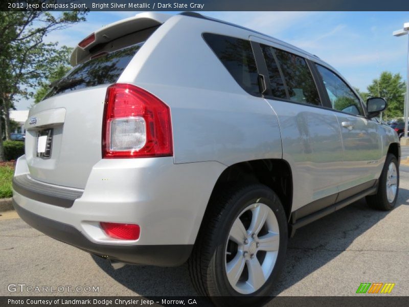 Bright Silver Metallic / Dark Slate Gray 2012 Jeep Compass Sport