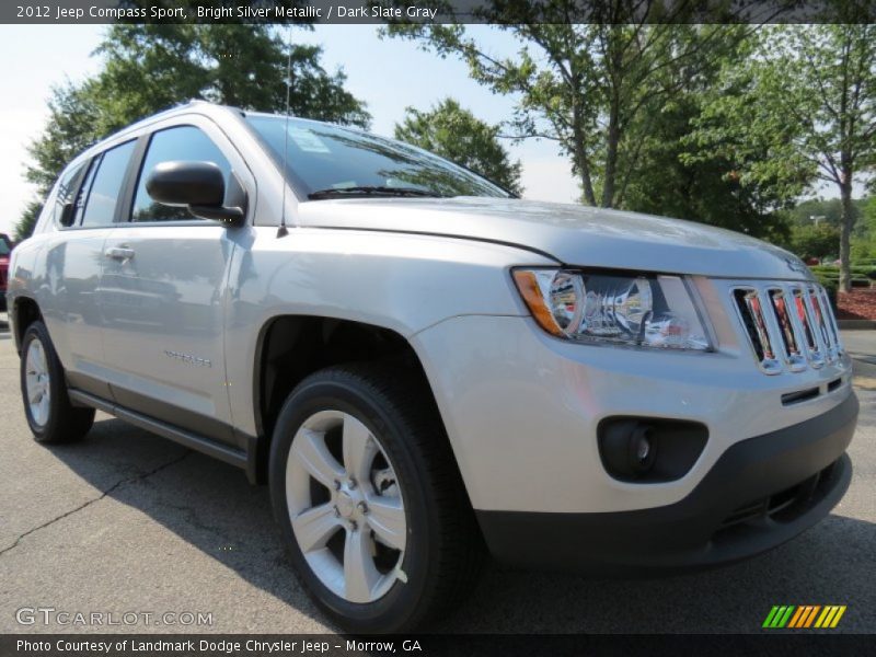 Bright Silver Metallic / Dark Slate Gray 2012 Jeep Compass Sport