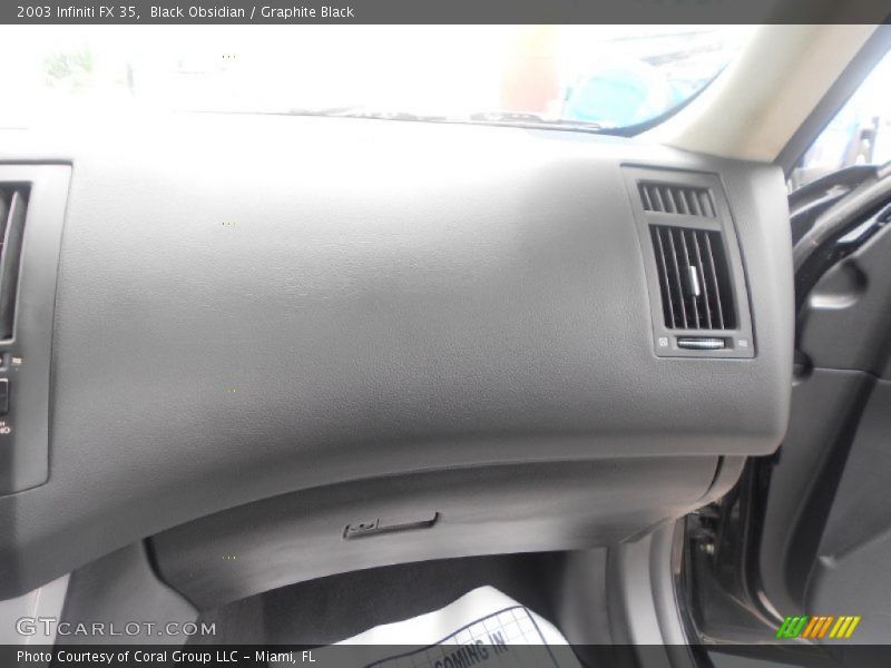 Black Obsidian / Graphite Black 2003 Infiniti FX 35