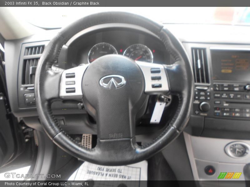 Black Obsidian / Graphite Black 2003 Infiniti FX 35