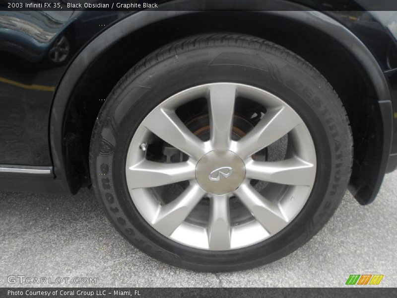 Black Obsidian / Graphite Black 2003 Infiniti FX 35