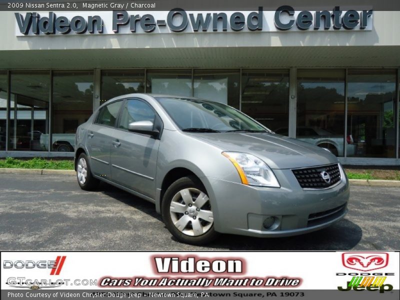 Magnetic Gray / Charcoal 2009 Nissan Sentra 2.0