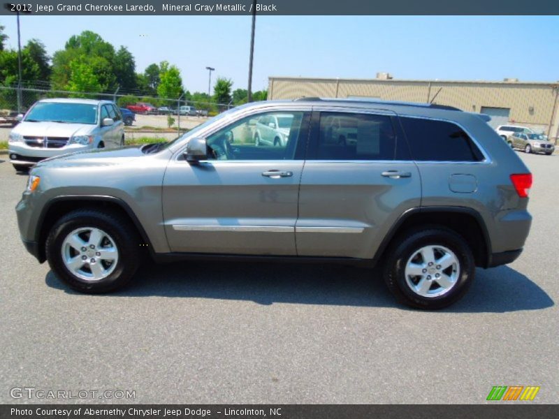 Mineral Gray Metallic / Black 2012 Jeep Grand Cherokee Laredo