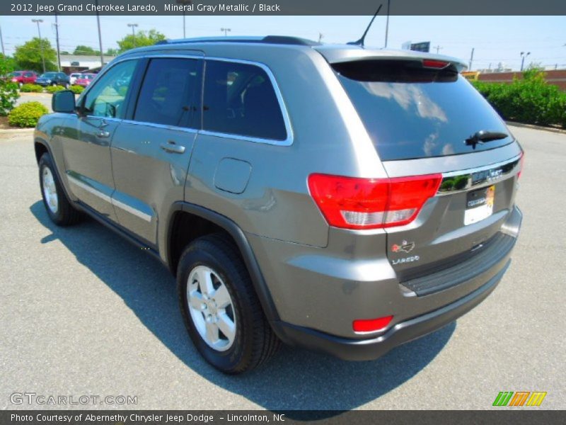 Mineral Gray Metallic / Black 2012 Jeep Grand Cherokee Laredo