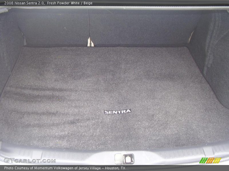 Fresh Powder White / Beige 2008 Nissan Sentra 2.0
