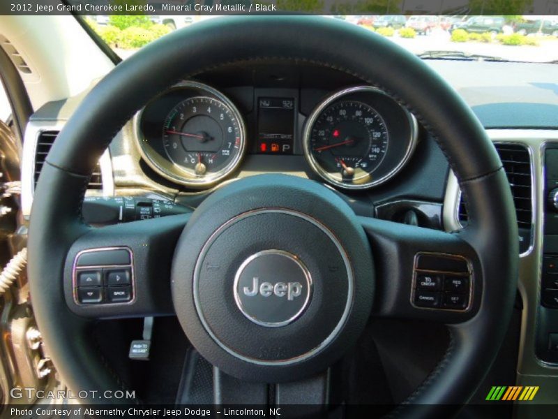 Mineral Gray Metallic / Black 2012 Jeep Grand Cherokee Laredo