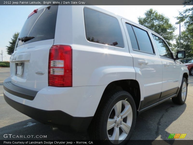 Bright White / Dark Slate Gray 2012 Jeep Patriot Latitude