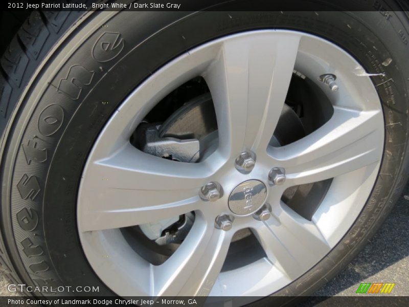 Bright White / Dark Slate Gray 2012 Jeep Patriot Latitude