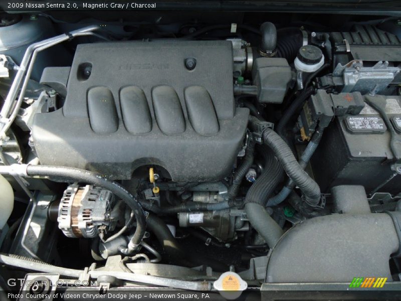 Magnetic Gray / Charcoal 2009 Nissan Sentra 2.0
