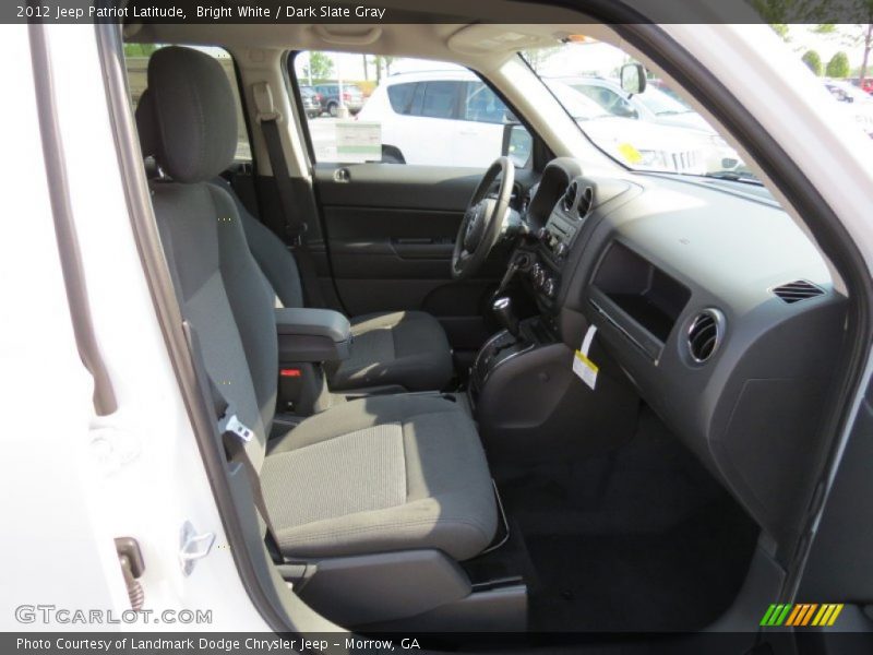 Bright White / Dark Slate Gray 2012 Jeep Patriot Latitude