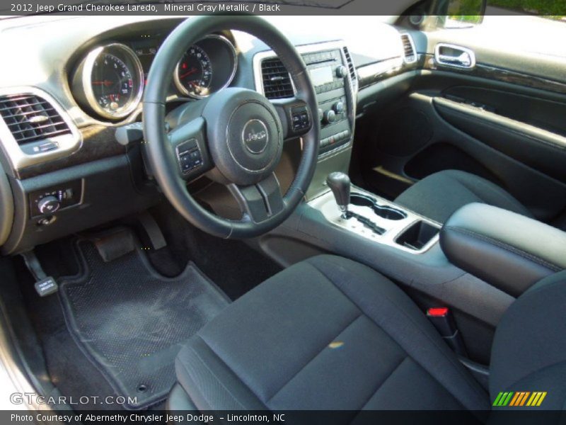 Mineral Gray Metallic / Black 2012 Jeep Grand Cherokee Laredo