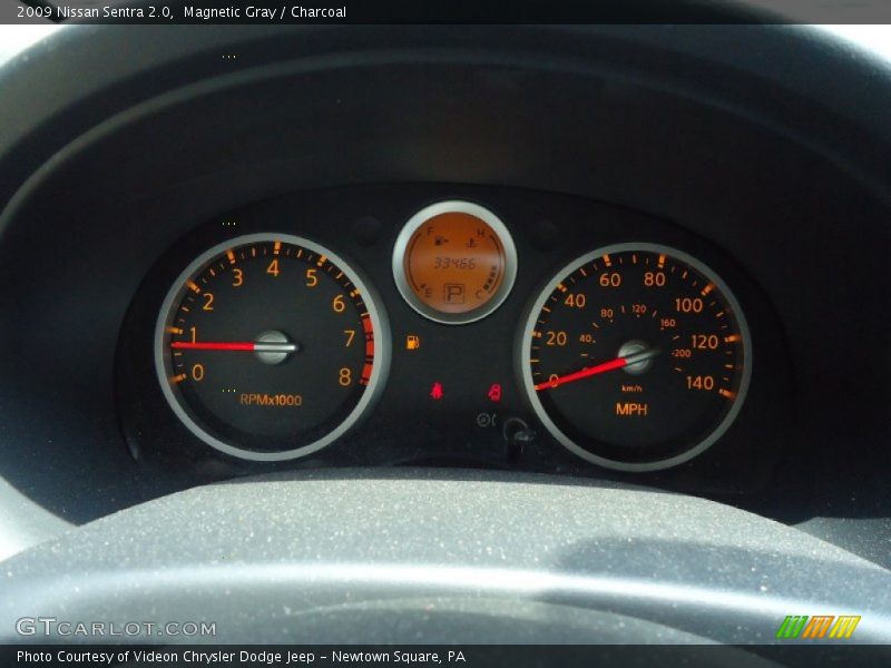 Magnetic Gray / Charcoal 2009 Nissan Sentra 2.0
