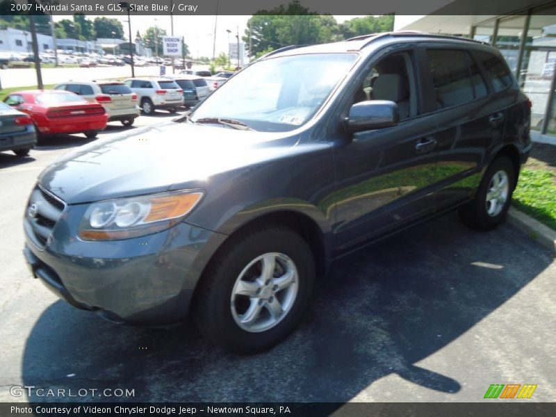 Slate Blue / Gray 2007 Hyundai Santa Fe GLS