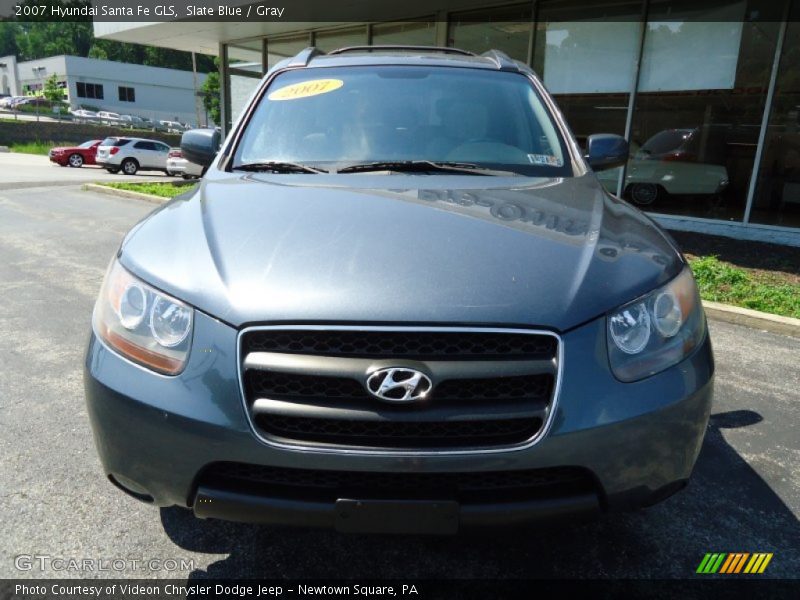 Slate Blue / Gray 2007 Hyundai Santa Fe GLS