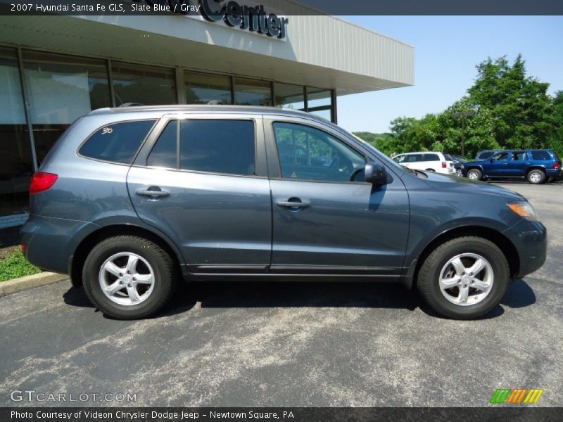 Slate Blue / Gray 2007 Hyundai Santa Fe GLS