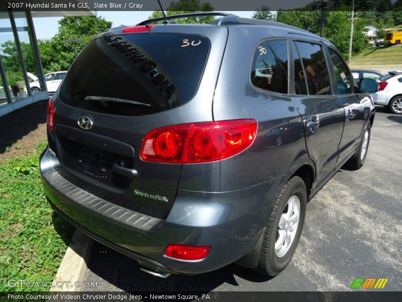 Slate Blue / Gray 2007 Hyundai Santa Fe GLS