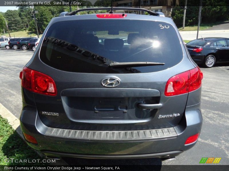 Slate Blue / Gray 2007 Hyundai Santa Fe GLS