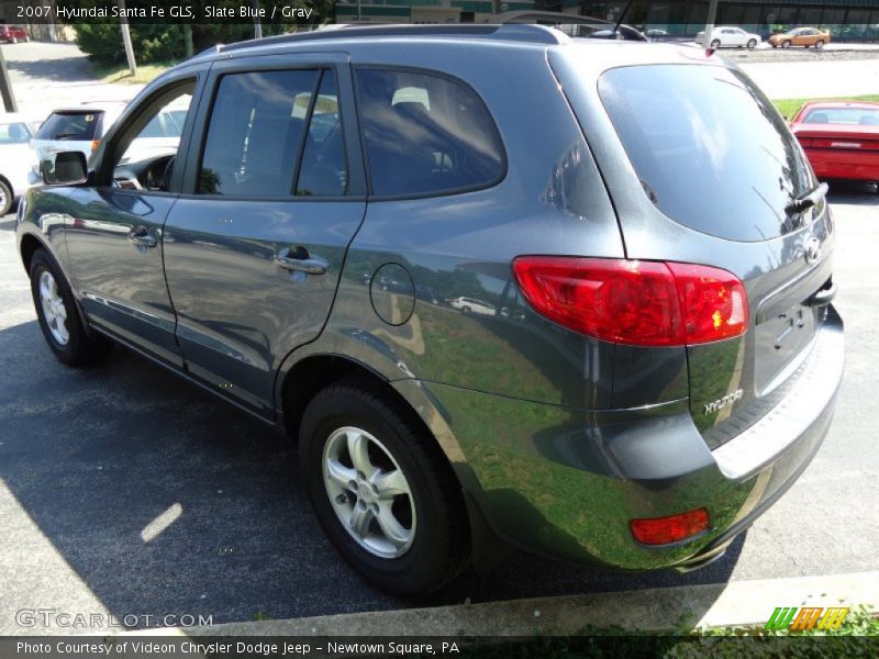 Slate Blue / Gray 2007 Hyundai Santa Fe GLS