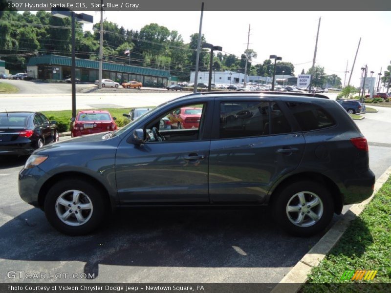 Slate Blue / Gray 2007 Hyundai Santa Fe GLS