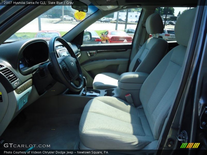 Slate Blue / Gray 2007 Hyundai Santa Fe GLS