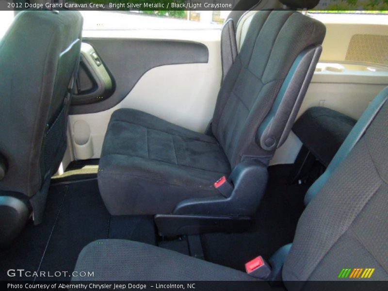 Bright Silver Metallic / Black/Light Graystone 2012 Dodge Grand Caravan Crew